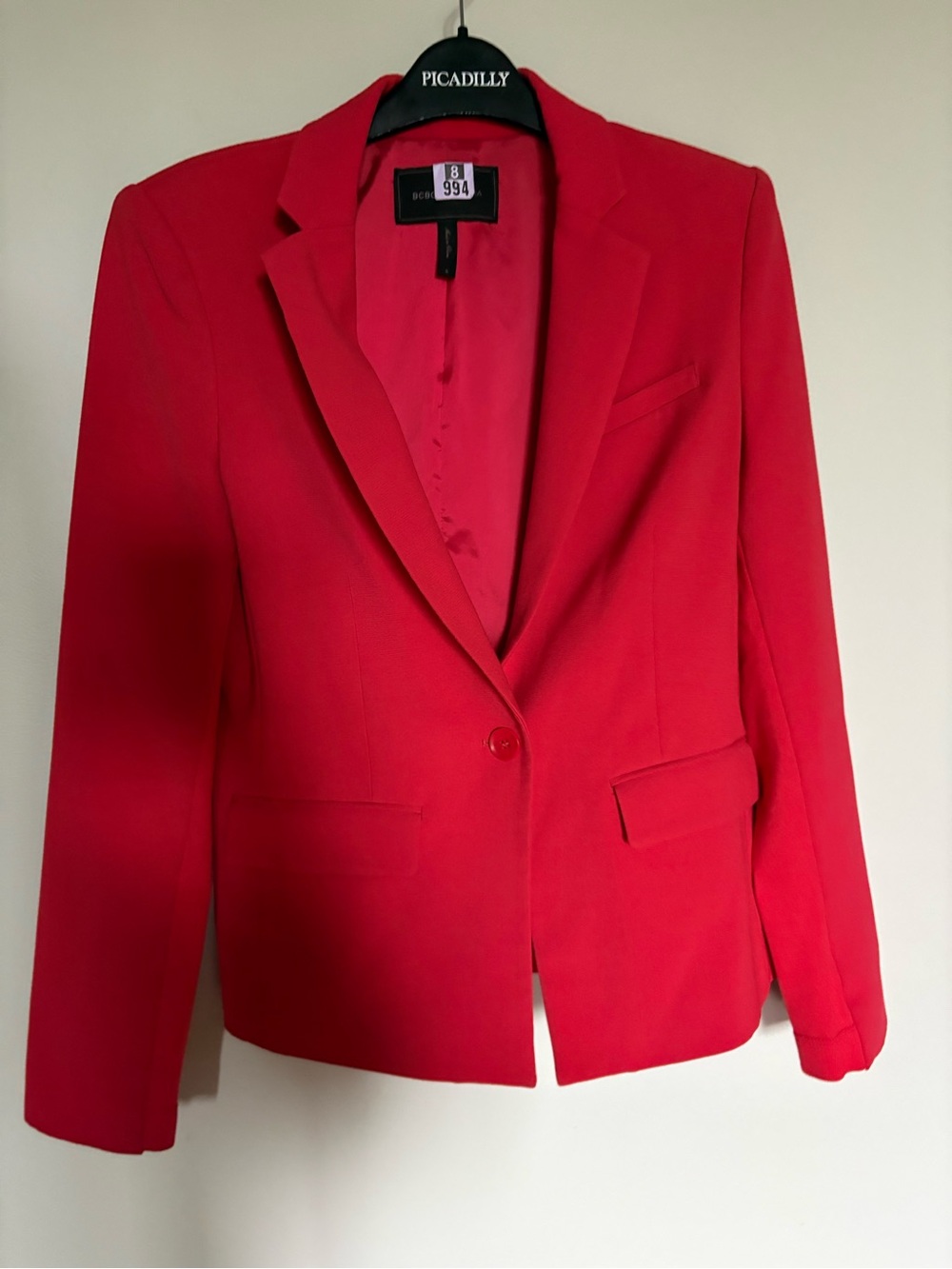 BCBGMaxAzria Red Women's Blazer